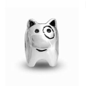 Authentic PANDORA Sterling Silver Terrier Dog Charm 790258